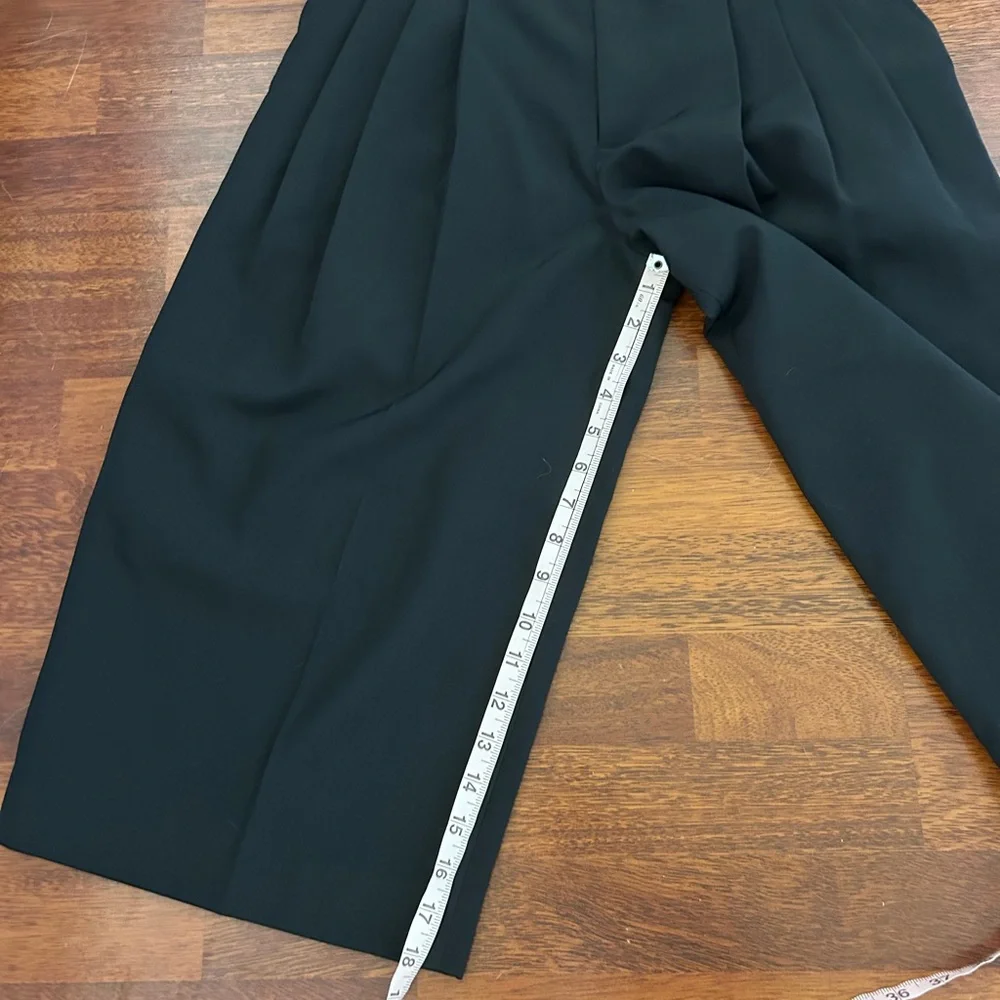 NWOT Alexander Wang Pre Styled Tailored Wool Culottes w/ Exposed Boxer Pants 00 - Picture 8 of 17
